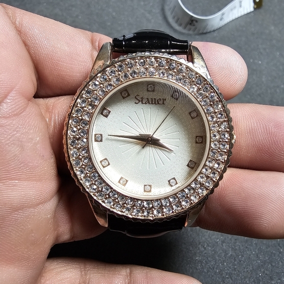Stauer 28342 Rose Gold Tone Water Resistant Quartz Analog Ladies Watch Working s - Picture 1 of 9
